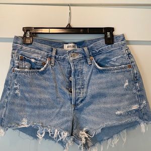 AGOLDE barely worn jean shorts size 27